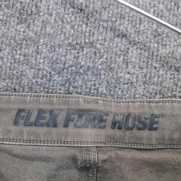 Duluth Trading Co. Flex Fire Hose Straight Leg Pants Mens 42x32 Gray Workwear - Picture 13 of 16
